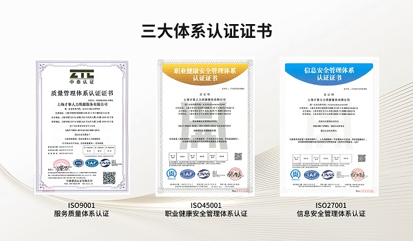 Kaiyun中国：权威认可！才朔HR斩获ISO三大体系认证实力诠释“值得信赖的人力资源伙伴”(图2)