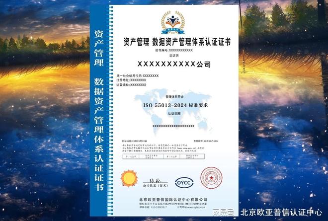 Kaiyun中国：ISO55013-2024资产管理数据资产管理体系认证是什么？(图1)